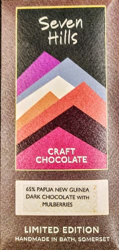 65% Papua New Guinea Dark Chocolate with White Mulberries